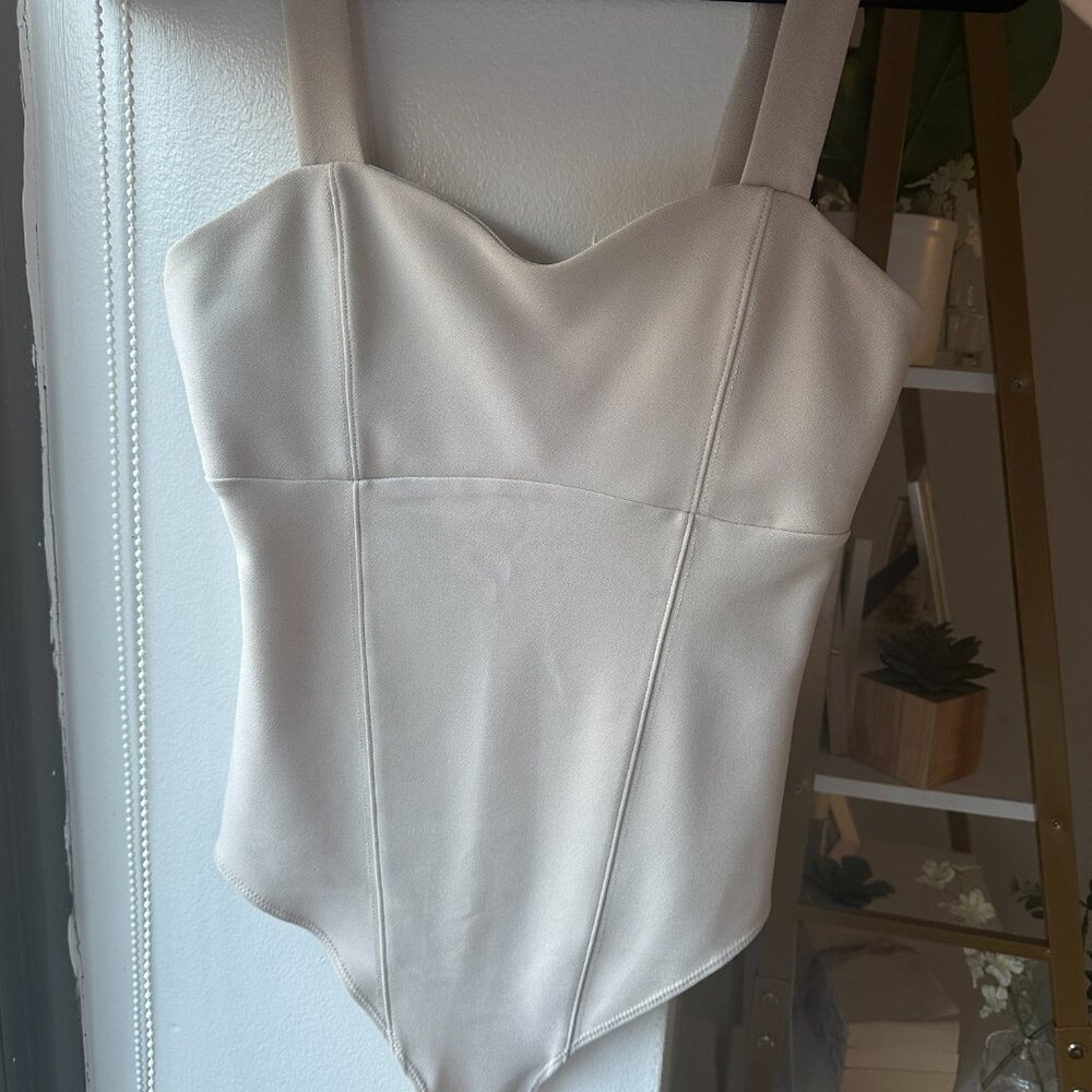 abercrombie and fitch tan bodysuit